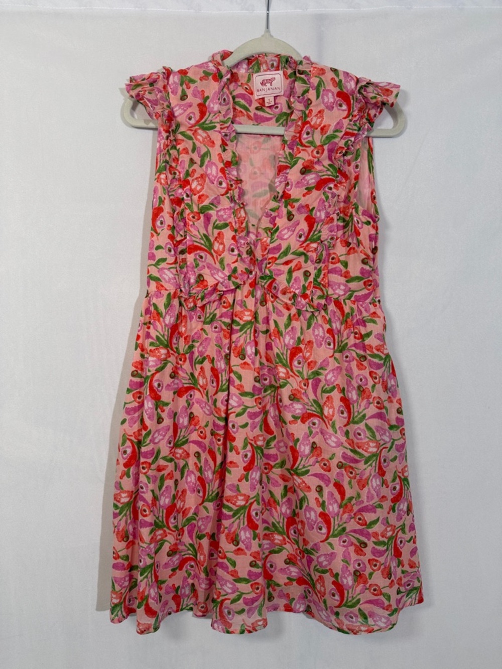 Banjanan Floral Mini Dress Size S NWOT